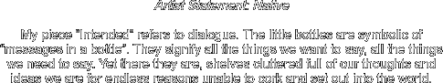 Artist Statement: Native