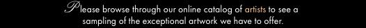 Please browse through our online