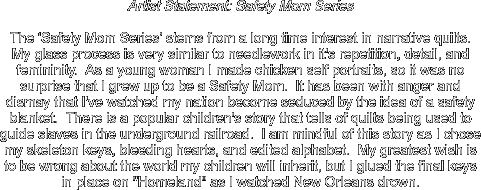 Artist Statement: Safety Mom Series